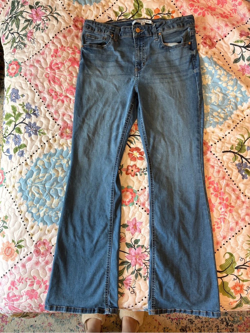 Celebrity Pink Blue Flare Jeans